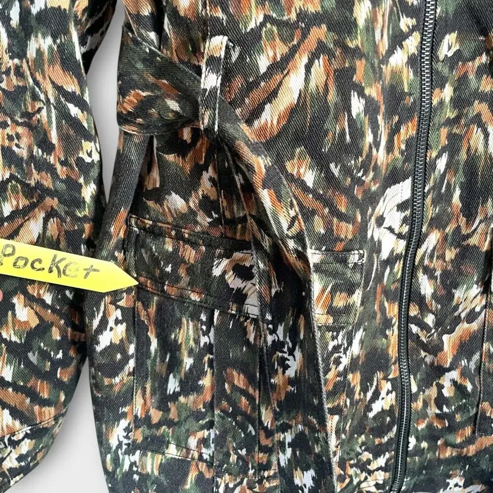 TED BAKER Inniza Urban Jacket LARGE *SEE NOTES* Cargo Pockets City Travel Casual